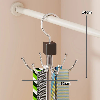 9-Hole Foldable Space-Saving Hanger