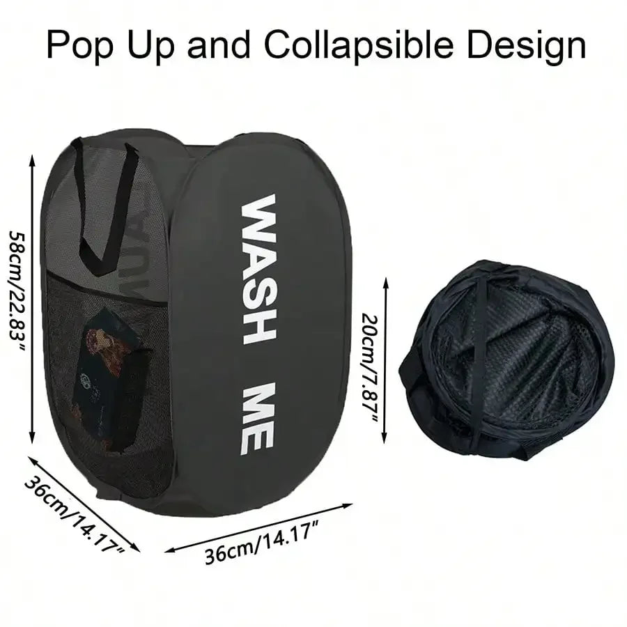 Portable Mesh Pop-Up Storage Basket
