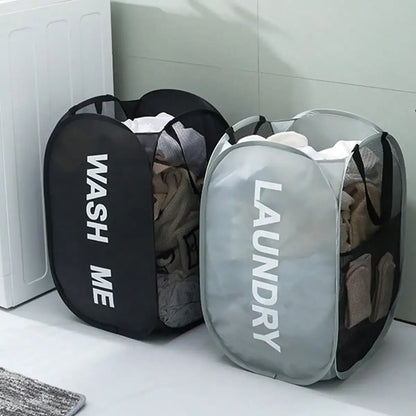 Portable Mesh Pop-Up Storage Basket