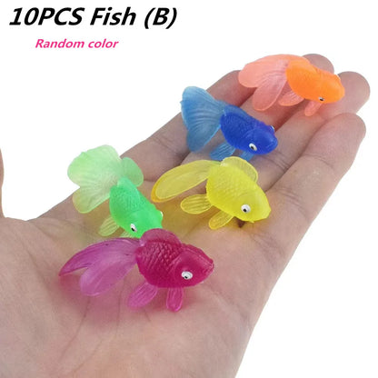 Cute Rubber Fish Set