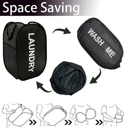 Portable Mesh Pop-Up Storage Basket