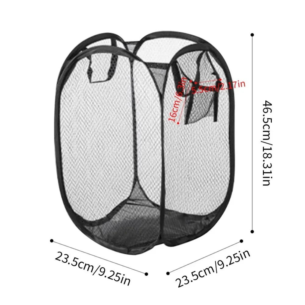 Portable Mesh Pop-Up Storage Basket