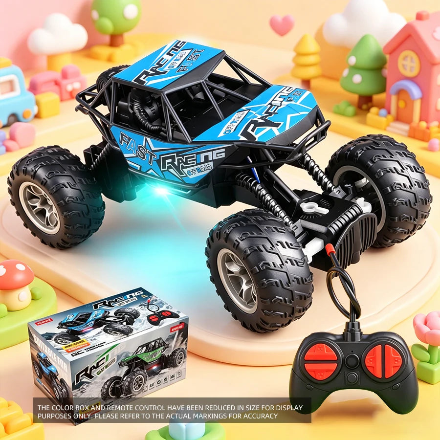 4WD Off-Road RC Climbing Car with Lights.