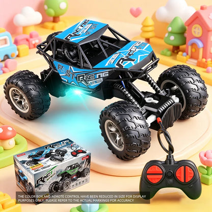 4WD Off-Road RC Climbing Car with Lights.
