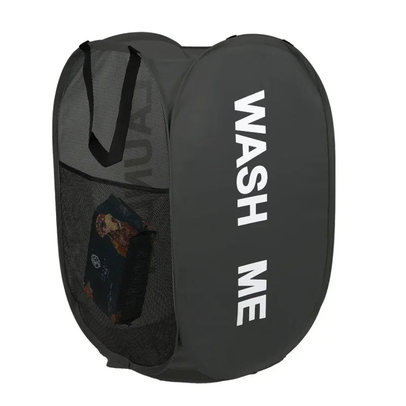 Portable Mesh Pop-Up Storage Basket