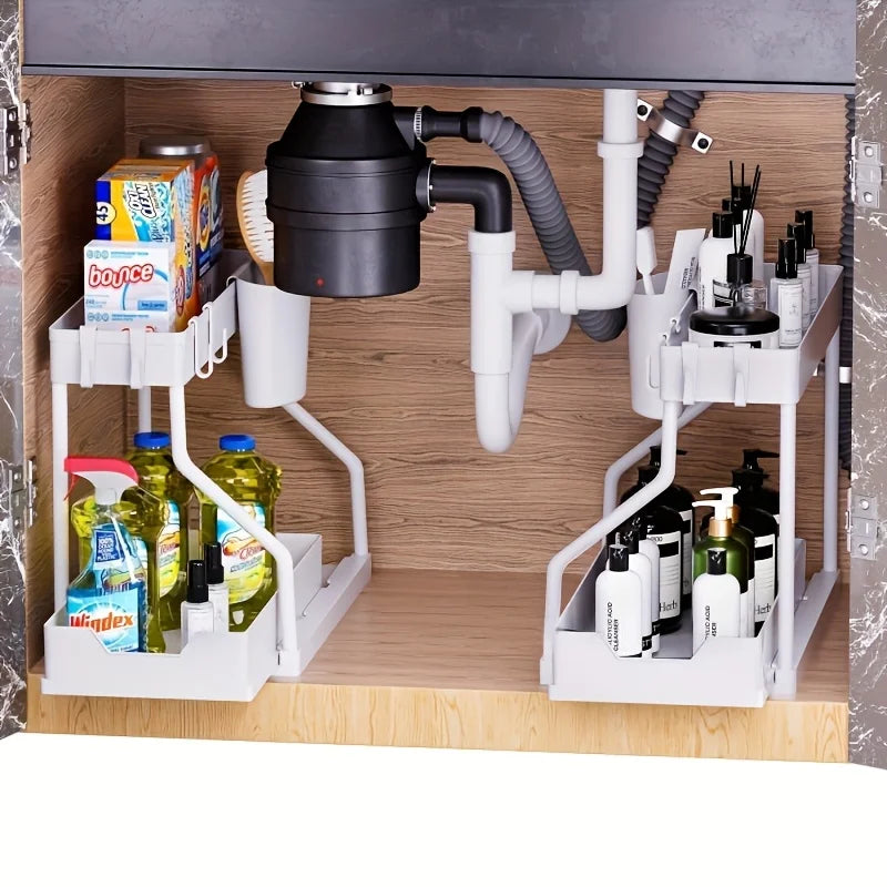 Tier Pull-Out Under Sink Organizer.