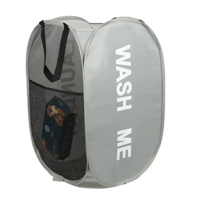 Portable Mesh Pop-Up Storage Basket